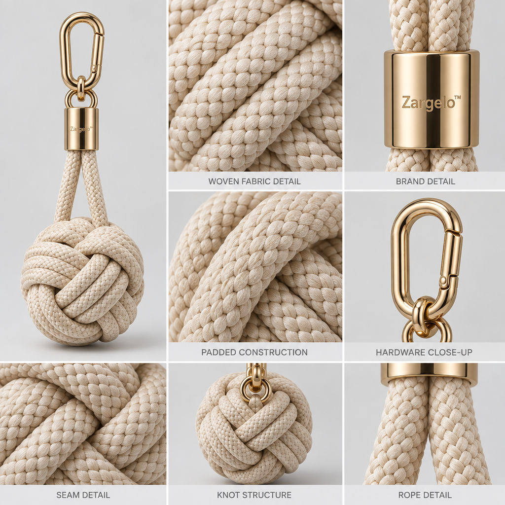 Zarqelo™ Woven Knot Bag Charm main image 06
