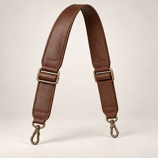 Zareqlo™ Adjustable Wide Leather Bag Strap hero