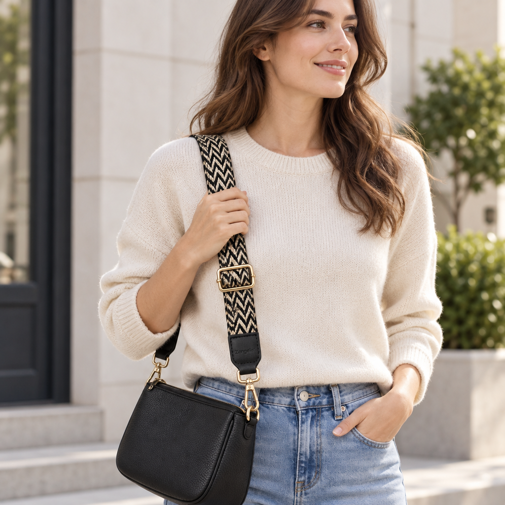 Zarqelo™ Woven Textured Replacement Bag Strap main image 04