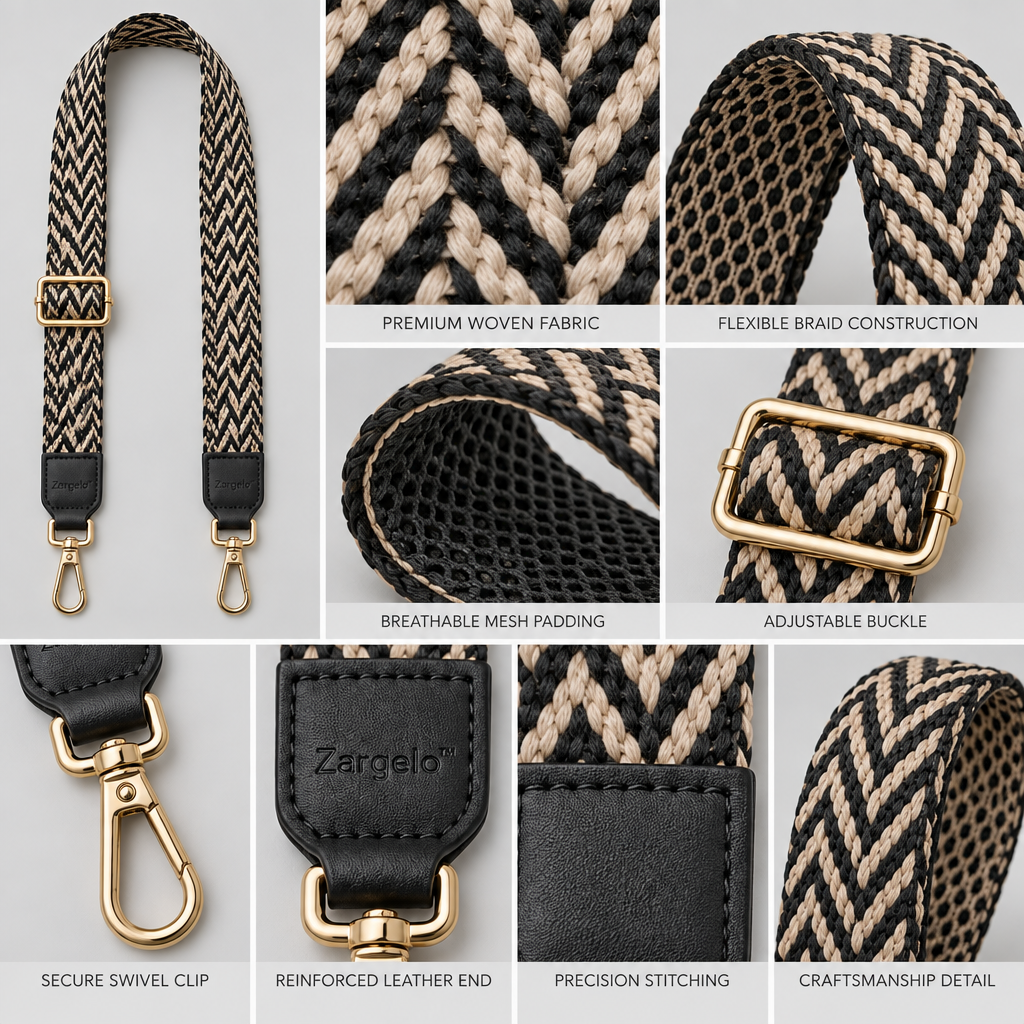 Zarqelo™ Woven Textured Replacement Bag Strap main image 06