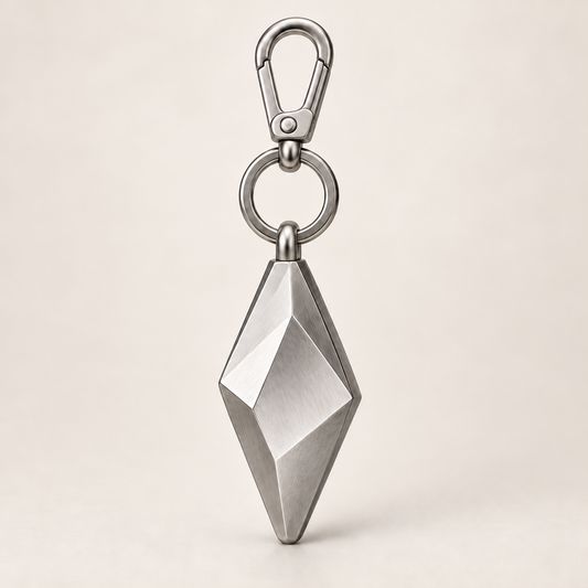 Zareqlo™ Geometric Metal Bag Charm hero