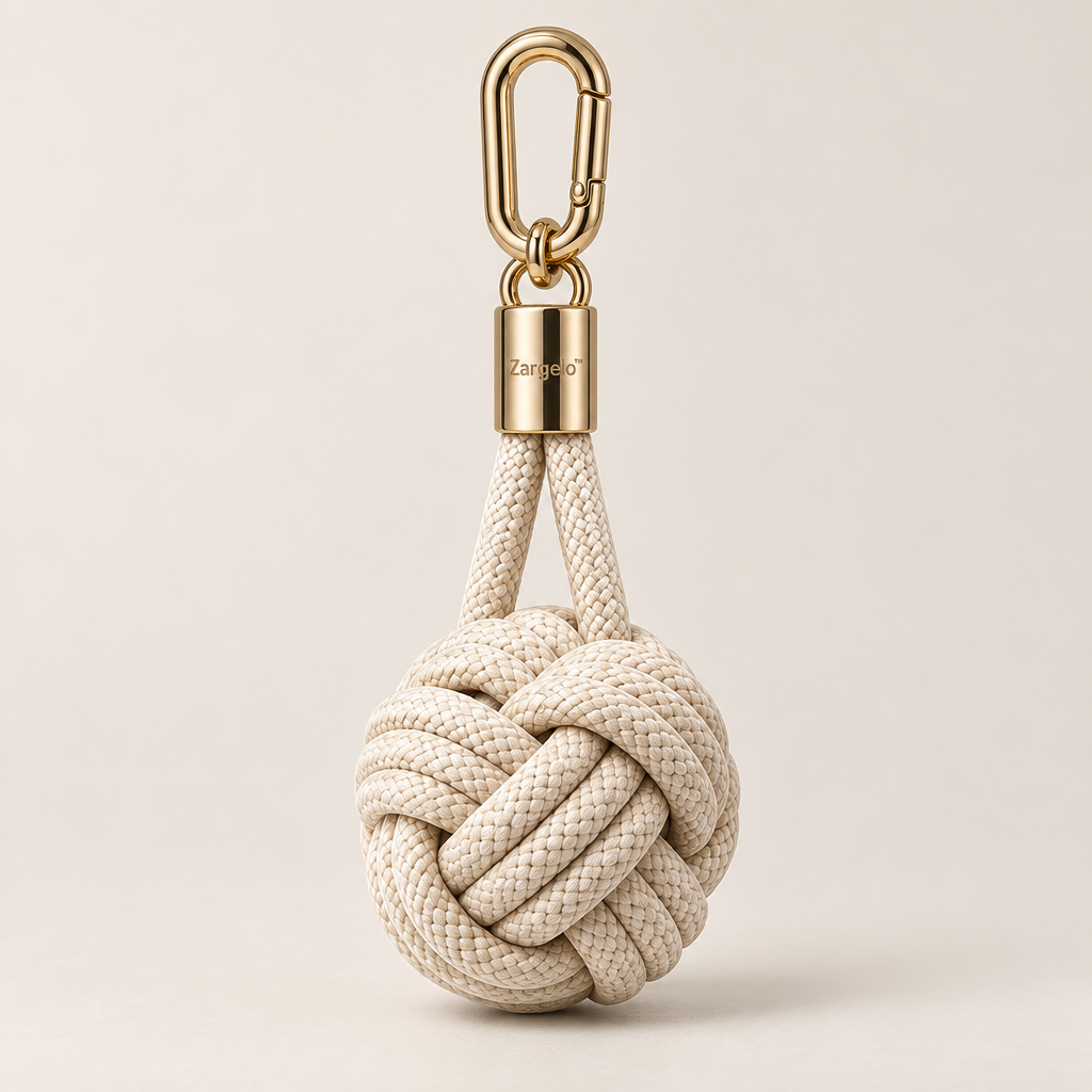 Zarqelo™ Woven Knot Bag Charm hero