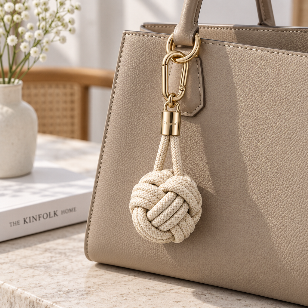 Zarqelo™ Woven Knot Bag Charm main image 05