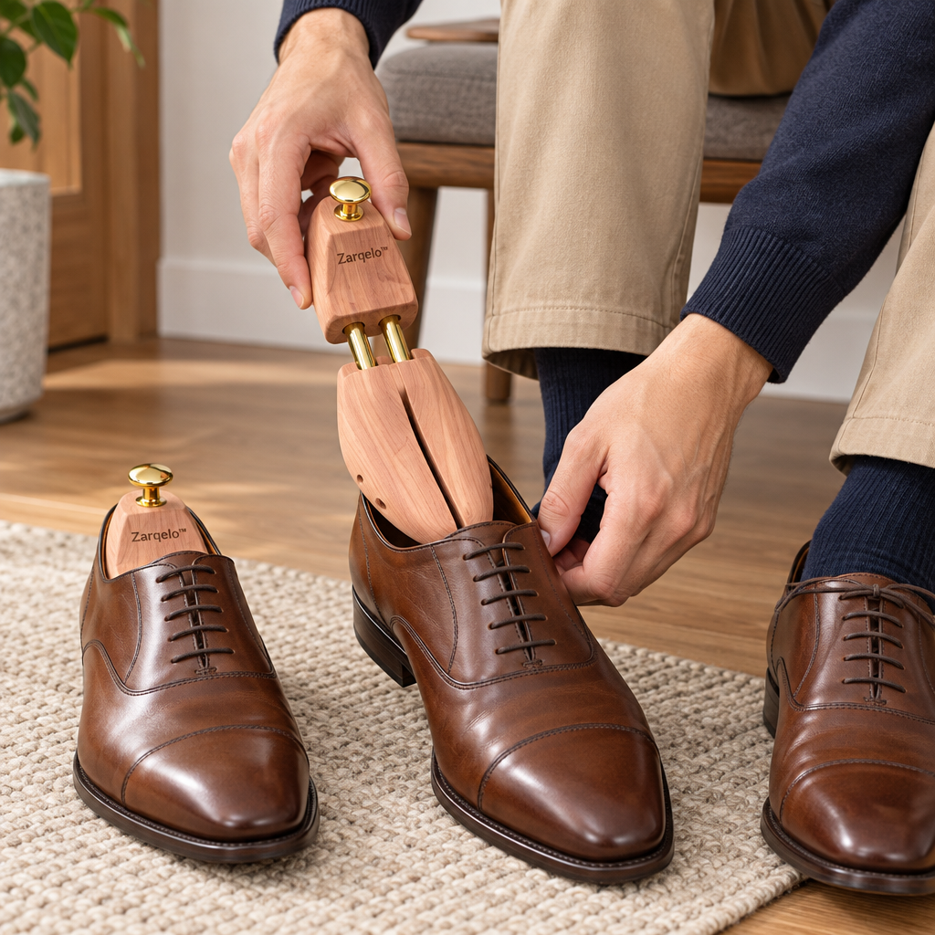 Zarqelo™ Adjustable Solid Wood Shoe Tree main image 04