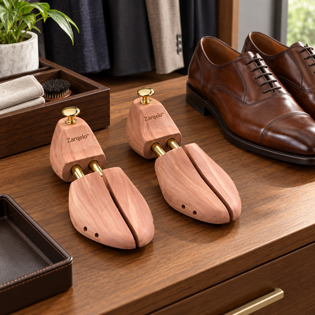 Zarqelo™ Adjustable Solid Wood Shoe Tree main image 05