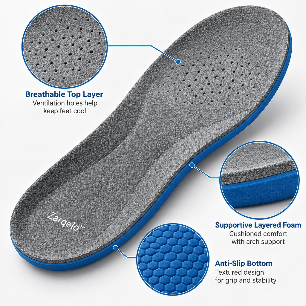 Zarqelo™ High-Resilience Cushion Insoles main image 03