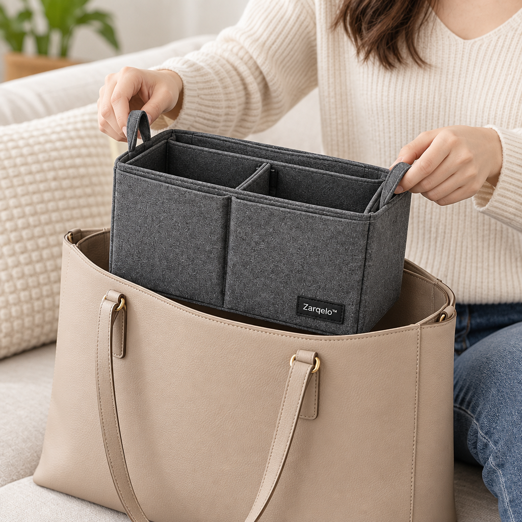 Zarqelo™ Adjustable Bag Organizer Insert main image 04