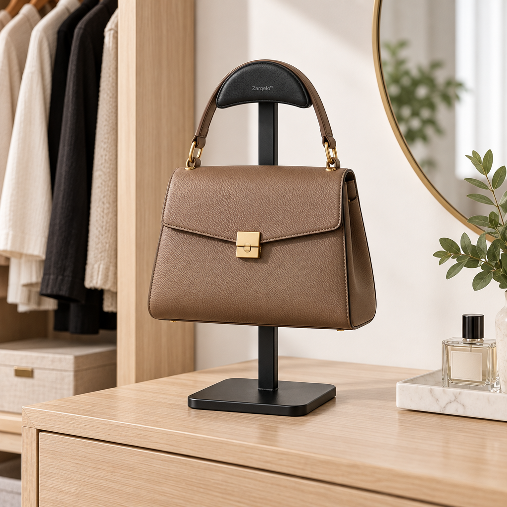 Zarqelo™ Upright Handbag Storage Stand main image 04